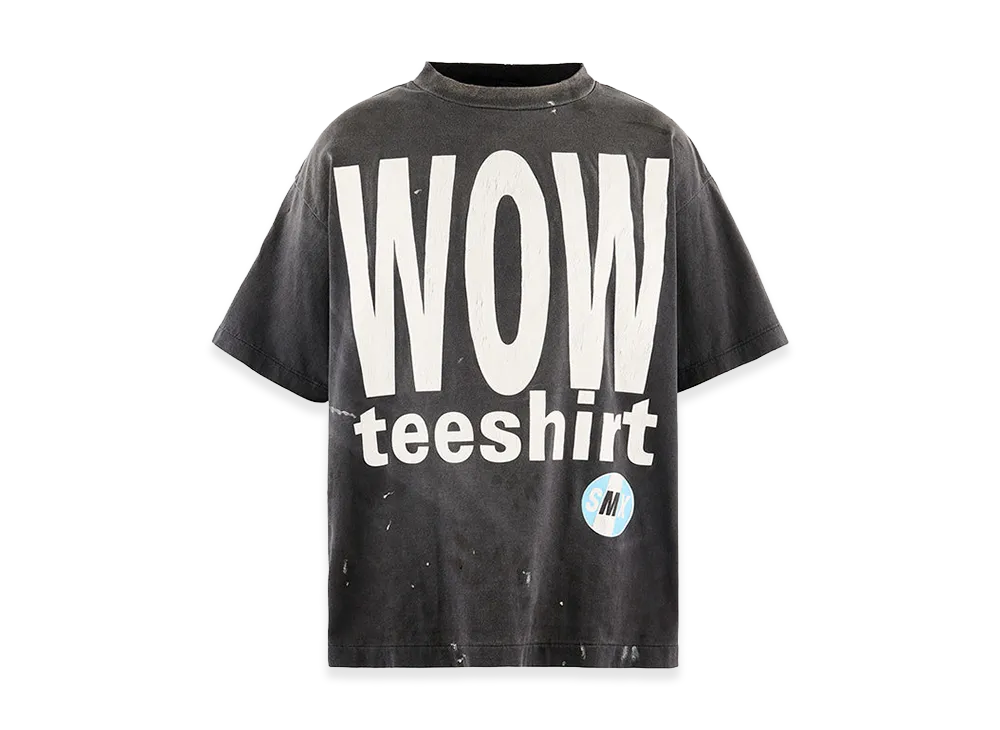 SAINT Mxxxxxx SS T-Shirt/Wow "Black"