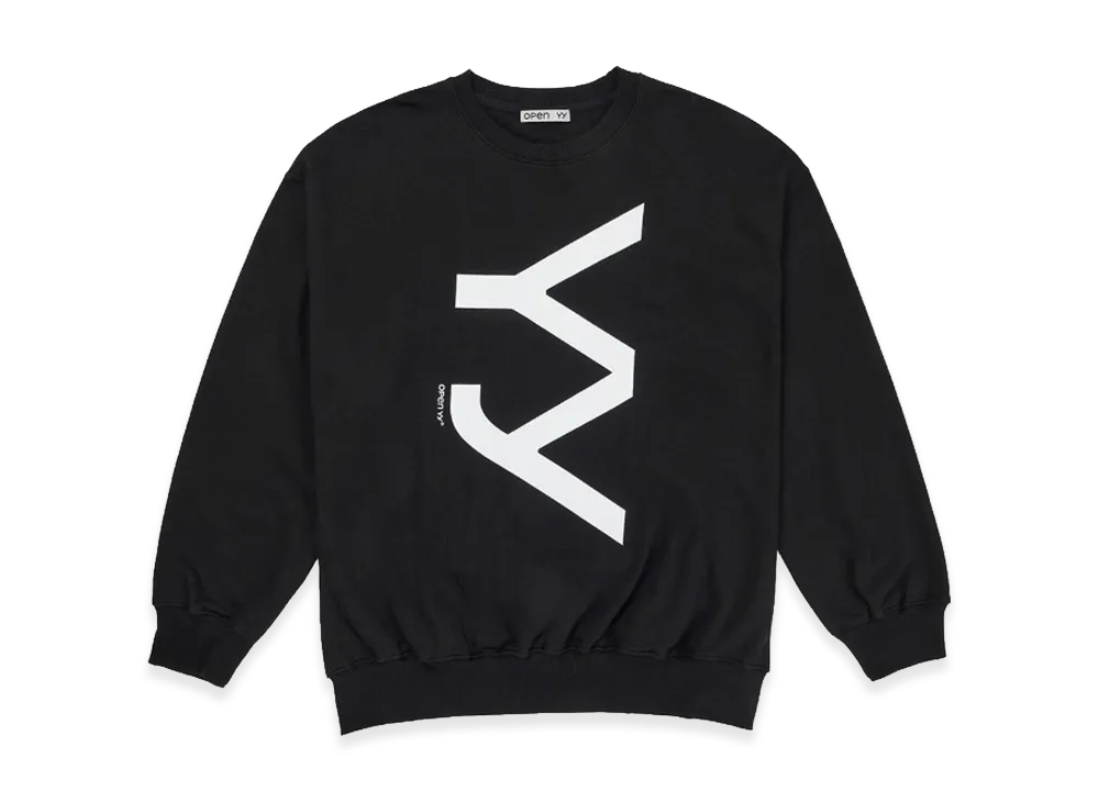 OPEN YY Women's Over-Sized Sweatshirt "Black"