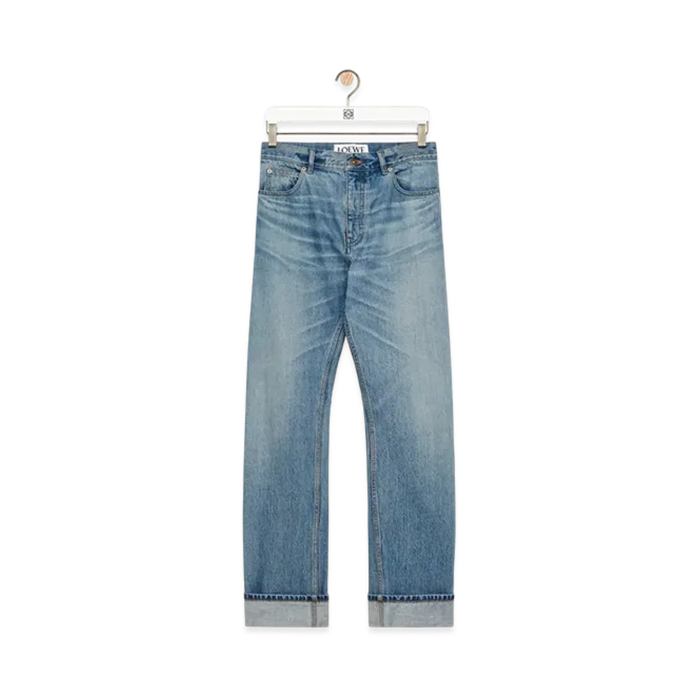 LOEWE Straight-Leg Jeans "Vintage Blue"