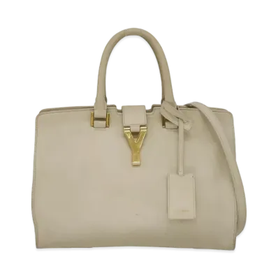 Saint Laurent Petit Cabas 2WAY Bag "Ivory"