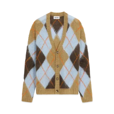 KENZO Mohair Cardigan "Glacier"