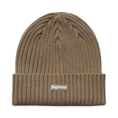 Supreme Overdyed Beanie "Taupe" (23SS)