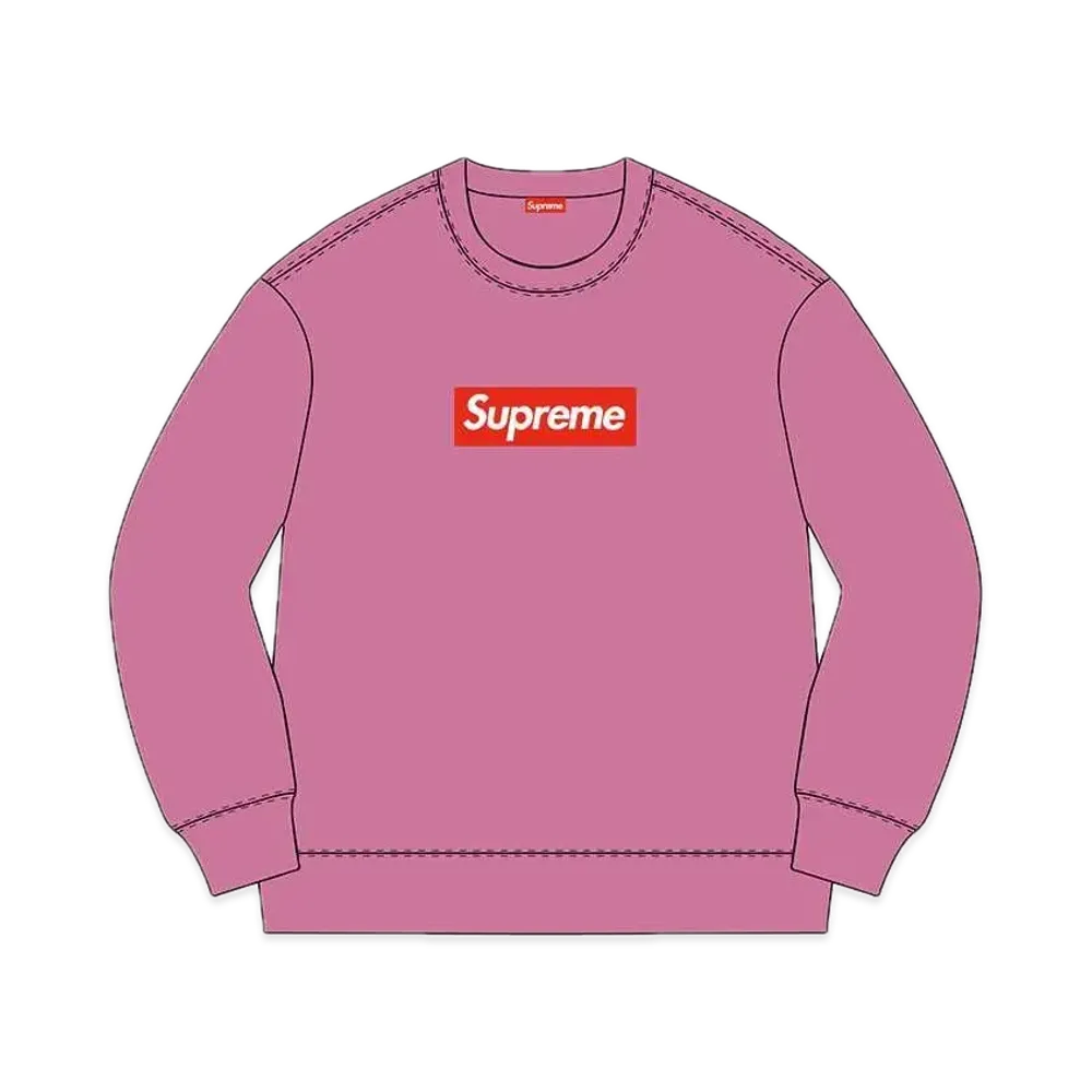 Supreme Box Logo Crewneck "Pink" (15FW)