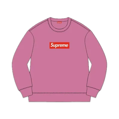 Supreme Box Logo Crewneck "Pink" (15FW)