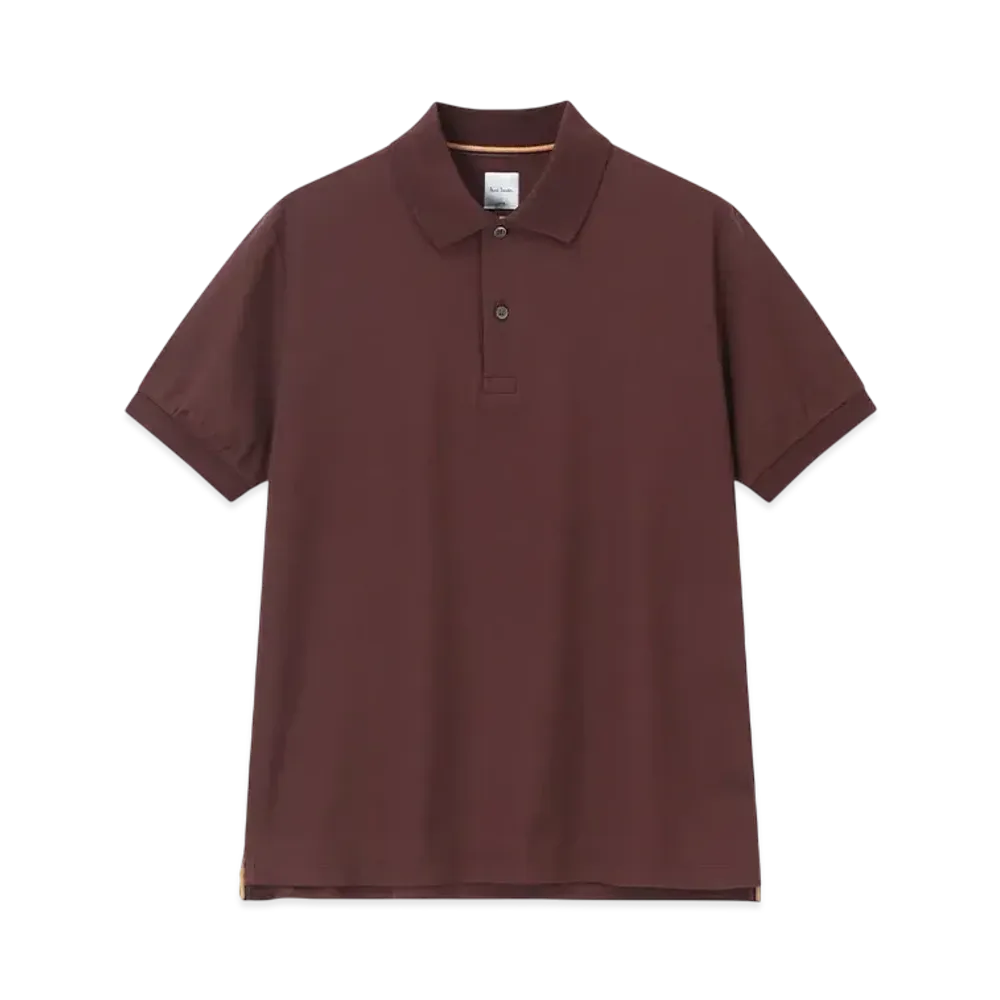 Paul Smith Artist Stripe Polo Shirt "Burgandy"