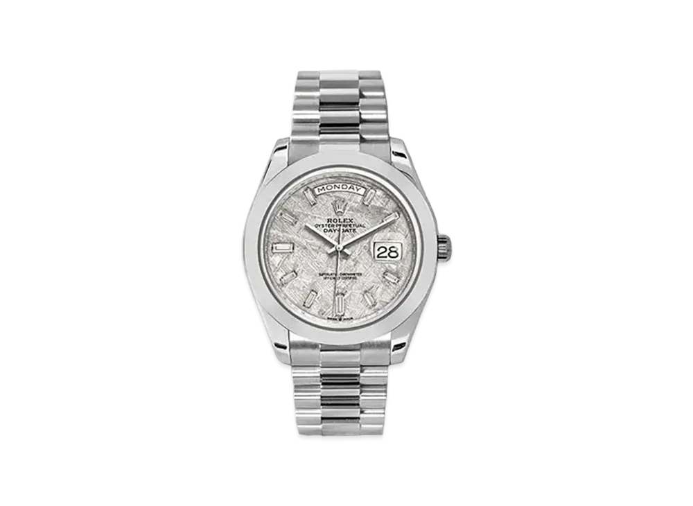 ROLEX Day-Date 40 Meteorite Dial 10P Diamonds 228206A