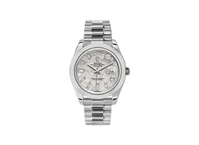 ROLEX Day-Date 40 Meteorite Dial 10P Diamonds 228206A