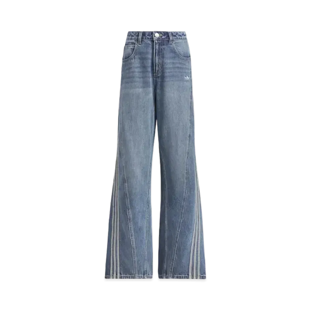 adidas Loose Denim Pants "Medium Blue Denim"