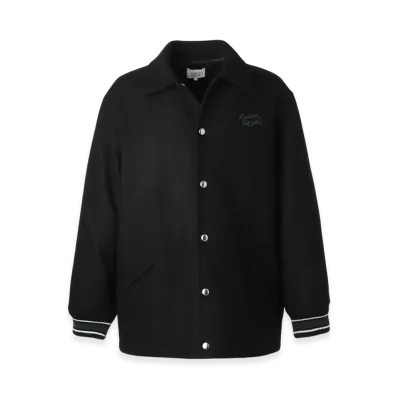 Maison Kitsune Varsity Jacket "Black"