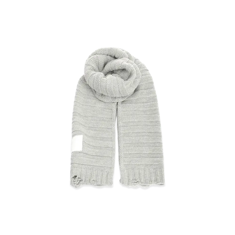 MM6 Maison Margiela Women's Wool Blend Scarf "Gray"
