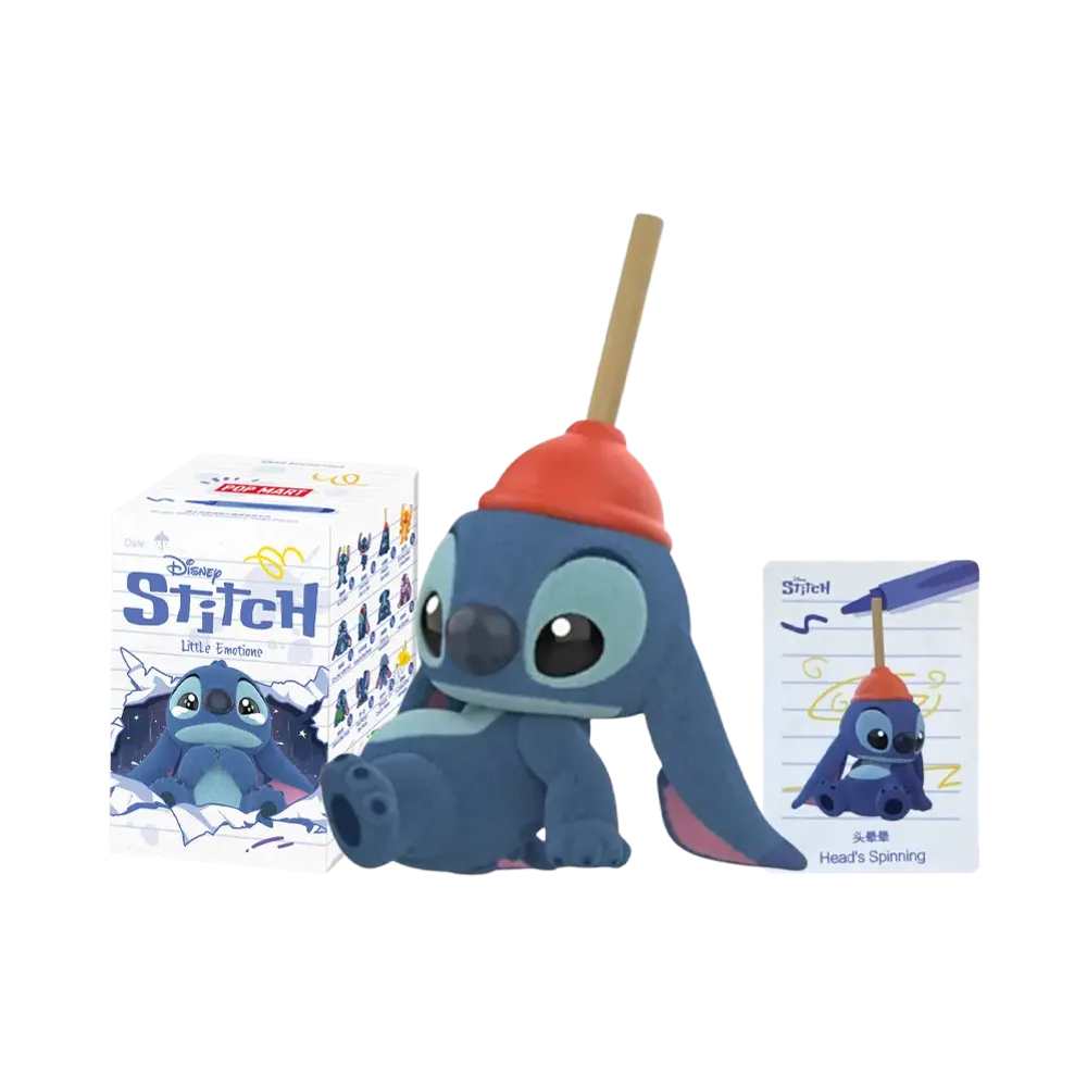 POP MART DISNEY Stitch Little Emotions Series Head's Spinning