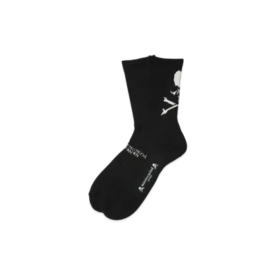 MASTERMIND JAPAN-CREW SOCKS"BLACK"
