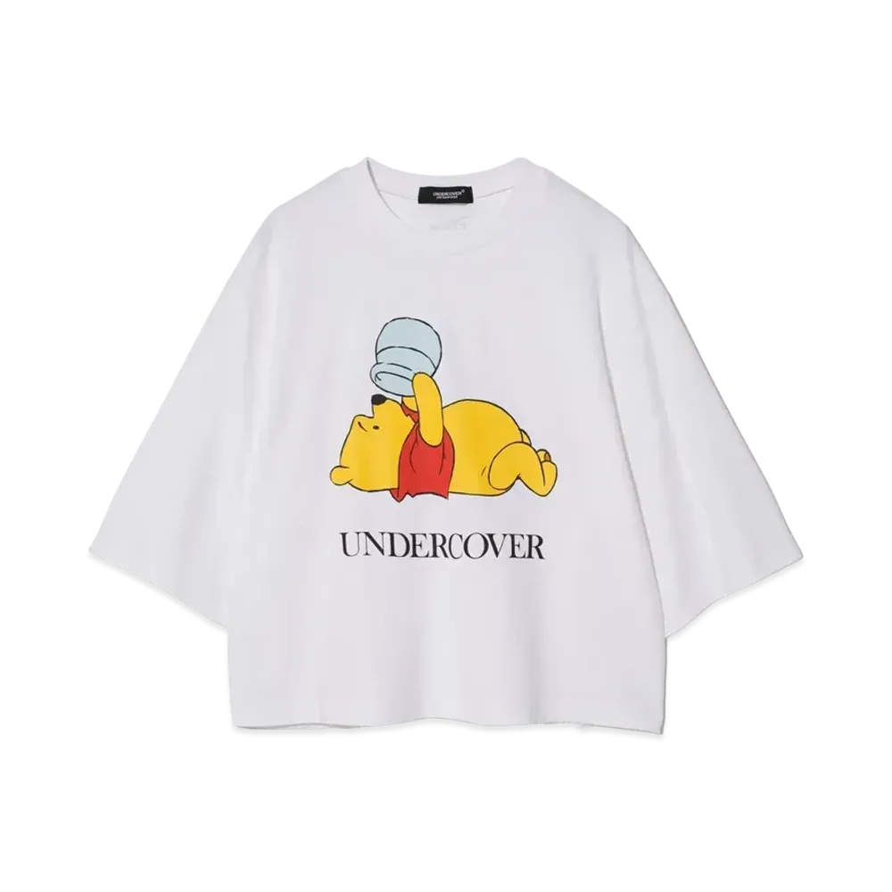 UNDERCOVER x Disney Cotton Wide Short Tee Winnie-the-Pooh "White"