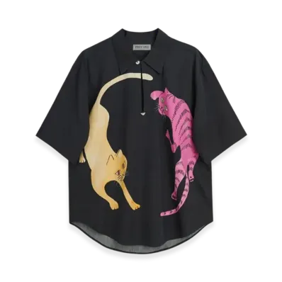 OUR LEGACY Work Shop Pantelleria Shirt "Gioco Dei Gatti Il"