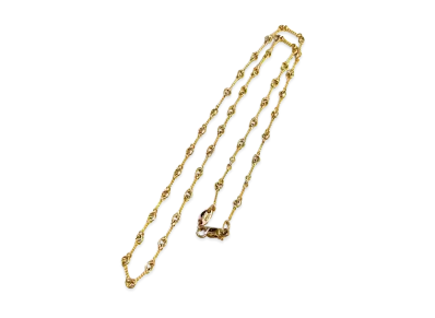 Chrome Hearts 22K Twist Chain Necklace "Yellow Gold"