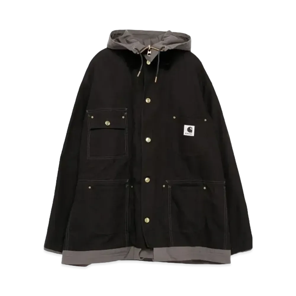 Carhartt WIP × sacai Reversible Duck Coat "Black"