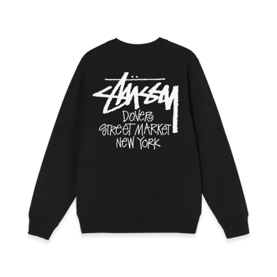 Stussy Stock DSM New York Crew 2022 "Black"