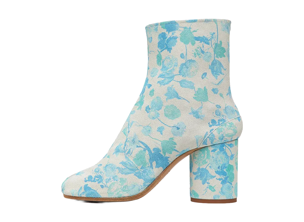 Maison Margiela Women's Tabi Boots "White/Light Blue"