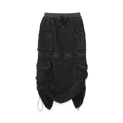 X-Girl Women's Convertible Cargo Skirt "Black"