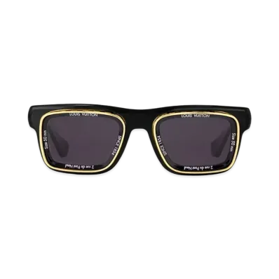 Louis Vuitton LV Super Vision Square Sunglasses "Noir"