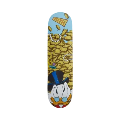 Kith x Disney For Donald Duck Scrooge Skatedeck "Multi"