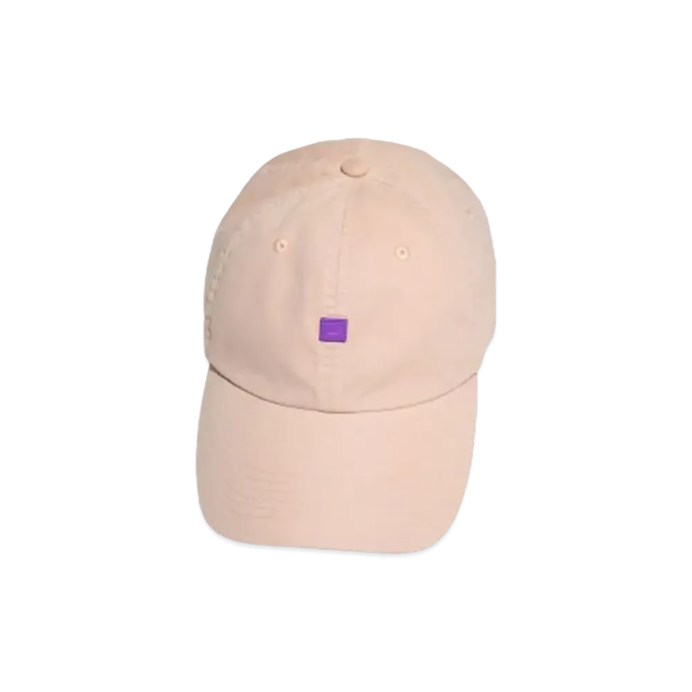 Acne Studios Face Patch Baseball Cap "Dusty Beige"