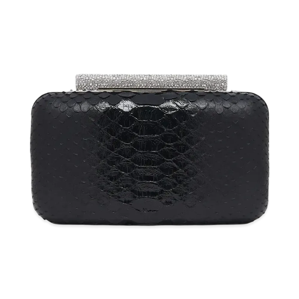 Alexander McQUEEN T-Bar Box Clutch "Black"