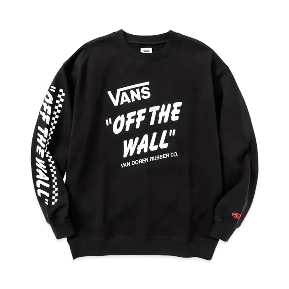 CALEE Drop x VANS Shoulder Crew Neck Sweat "Black"