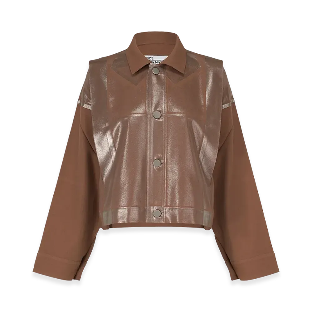 132 5. ISSEY MIYAKE Tucked Foil "Brown"