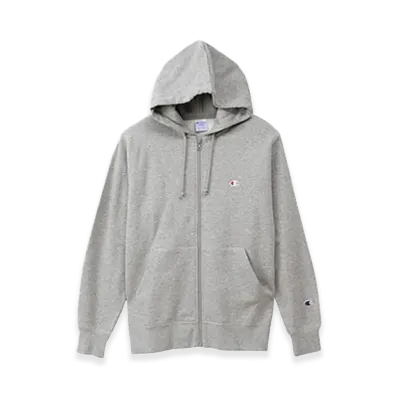 Champion Basic Zip Hooded Sweatshirt "Gray"