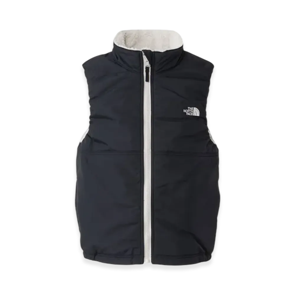 The North Face Toddler Reversible Cozy Vest Kids "Black/Fossil Ivory"