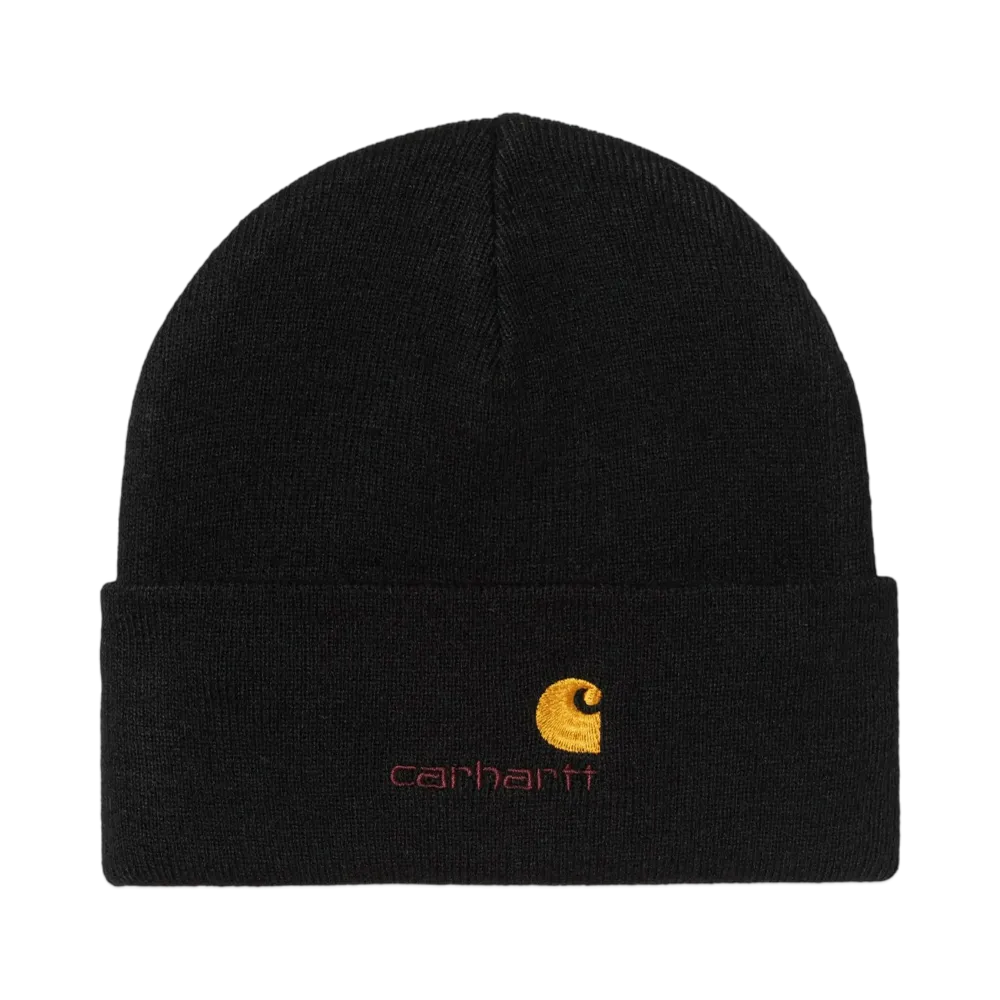 Carhartt WIP American Script Beanie "Black"