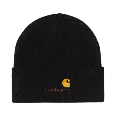 Carhartt WIP American Script Beanie "Black"