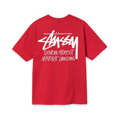 Stussy Stock DSM London Tee 2021 "Red"