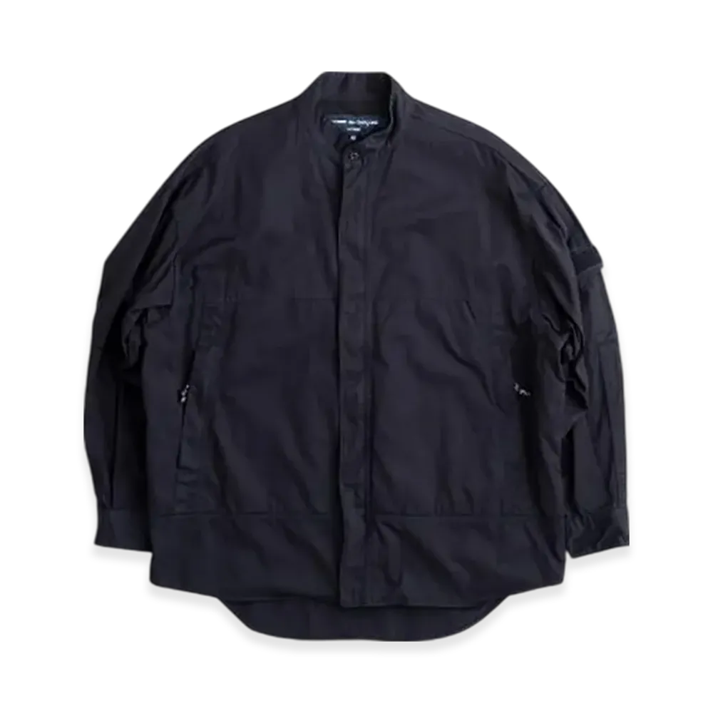 COMME des GARCONS HOMME Cotton Gabardine Garment Dye Miltary Jk "Black"