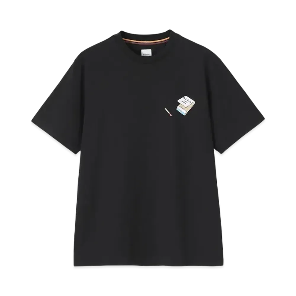 Paul Smith Match Short Sleeve Cut And Sew "Black"