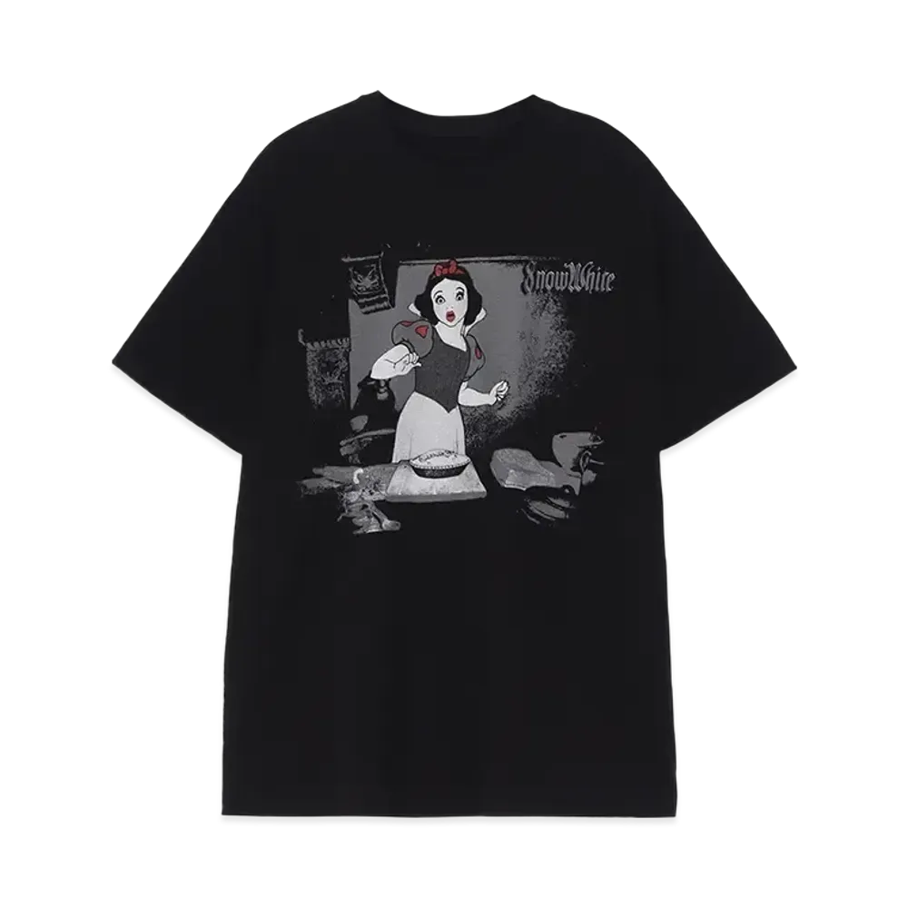 Ground Y Snow White Collection Snow White Graphic T-Shirt "Black"