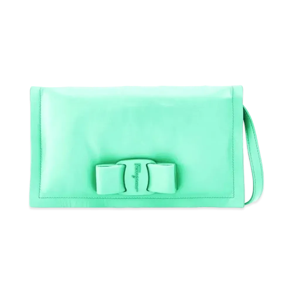 Salvatore Ferragamo Viva Bow Mini Bag "Fresh Mint"