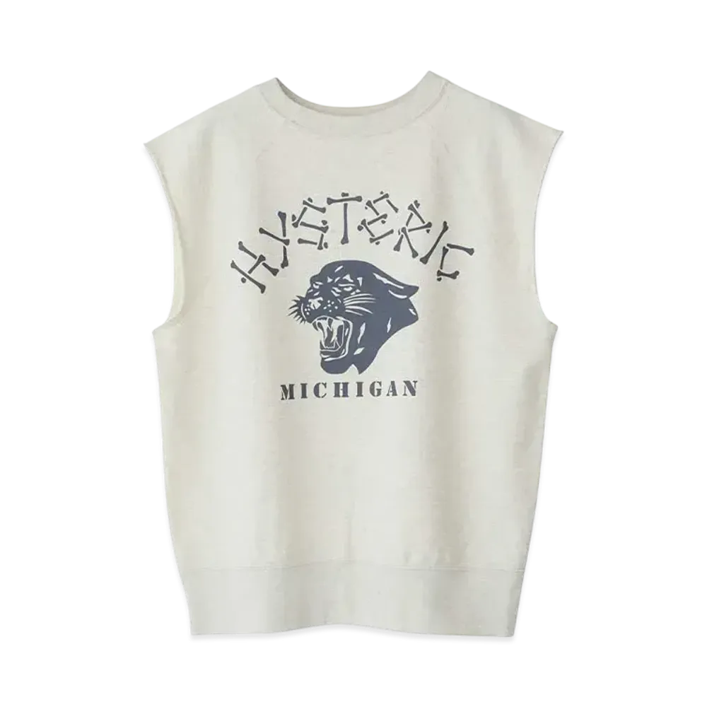 HYSTERIC GLAMOUR Detroit Tribe Vest "Beige"