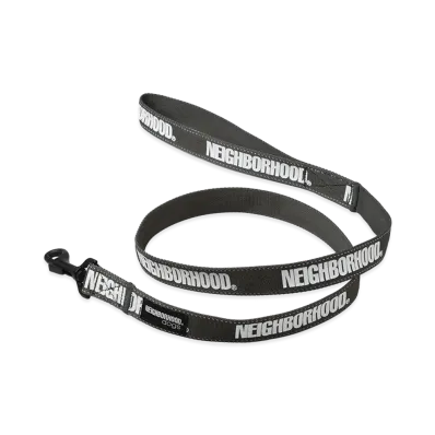 NEIGHBORHOOD Dog Leash Wide "Gray"
