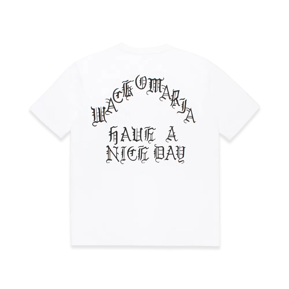 WACKO MARIA Washed Heavy Weight T-Shirt "White"