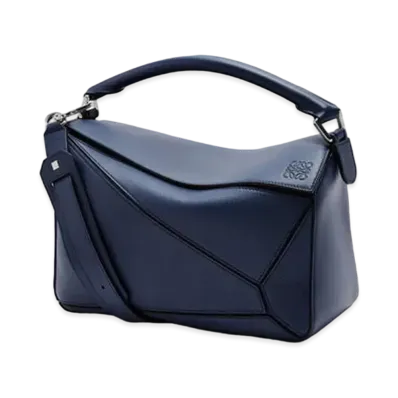 LOEWE Puzzle Bag In Classic Calfskin "Ocean"