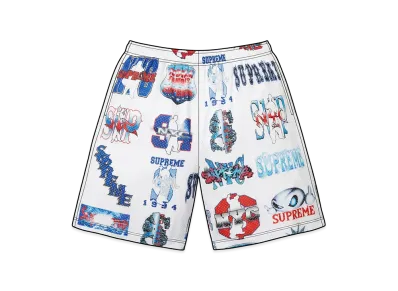 Supreme Flash Mesh Short "White"