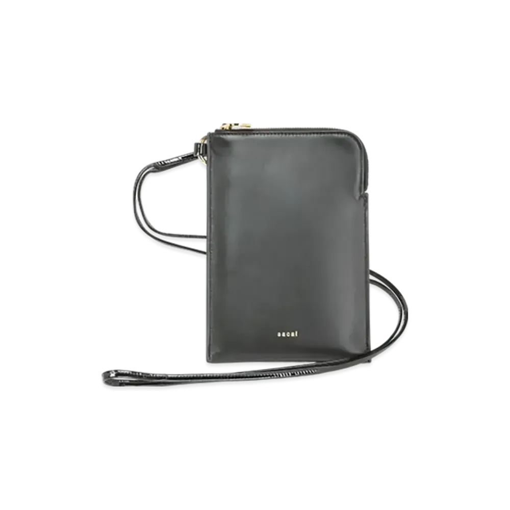 sacai Bicolor Mobile Pouch "Black"