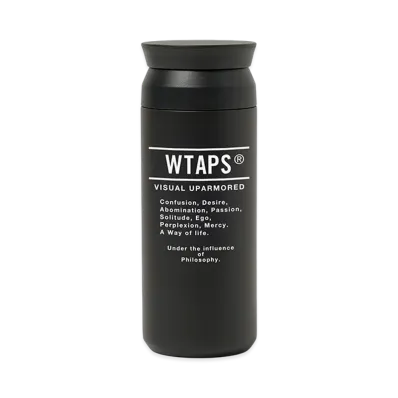 WTAPS H2O 500ml / Bottle / Steel. KINTO "Black"