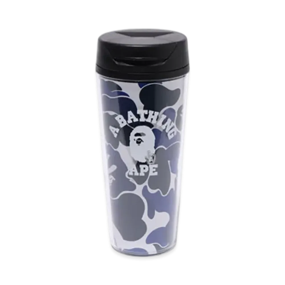 A BATHING APE Bape Camo Go Ape Pointer Tumbler "Navy"