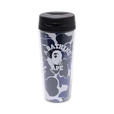 A BATHING APE Bape Camo Go Ape Pointer Tumbler "Navy"