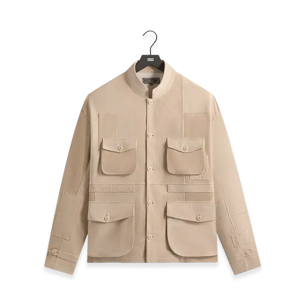 Kith Amare Patchworked Suede Jacket "Veil"