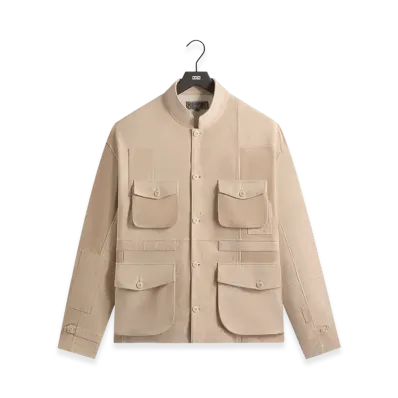 Kith Amare Patchworked Suede Jacket "Veil"