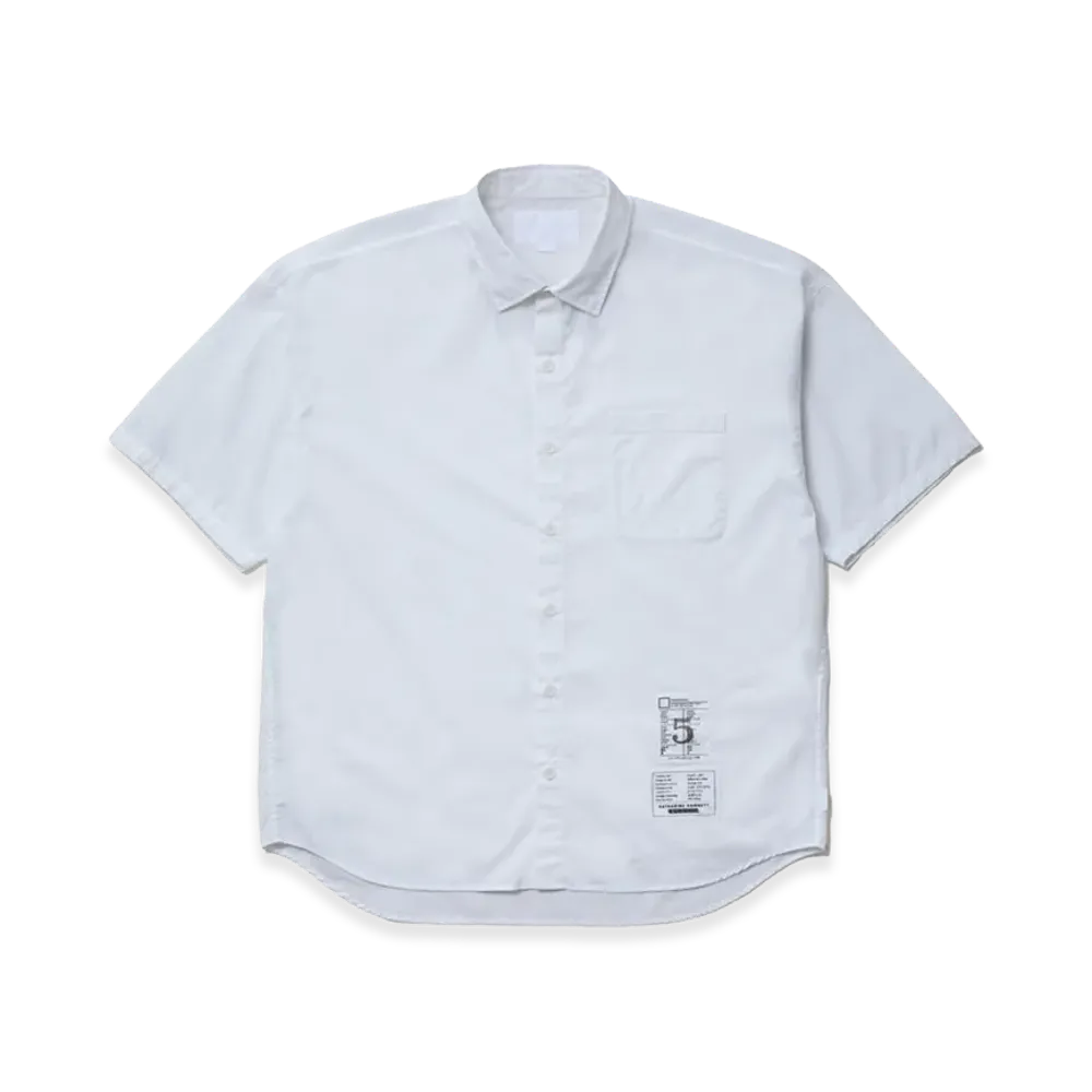 NEIGHBORHOOD x KATHARINE HAMNETT BW . Over Shirt SS "White"
